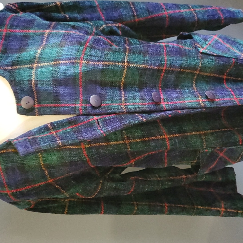 Weave of the Irish buttondown green cardigan sweater size L - Picture 7 of 17
